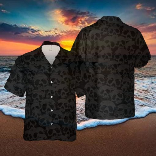 Dark Skull Pattern Hawaiian Shirt Idea Summer Gift For Men And Women