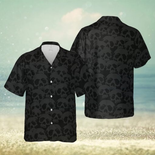 Dark Skull Pattern Hawaiian Shirt Idea Summer Gift For Men And Women