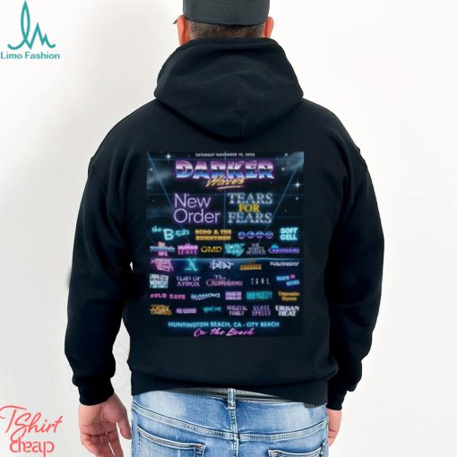 Darker Waves 2023 poster shirt