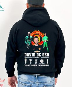 David De Gea 2011 2023 Thank You For The Memories Shirt