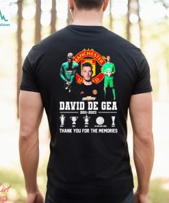 David De Gea 2011 2023 Thank You For The Memories Shirt