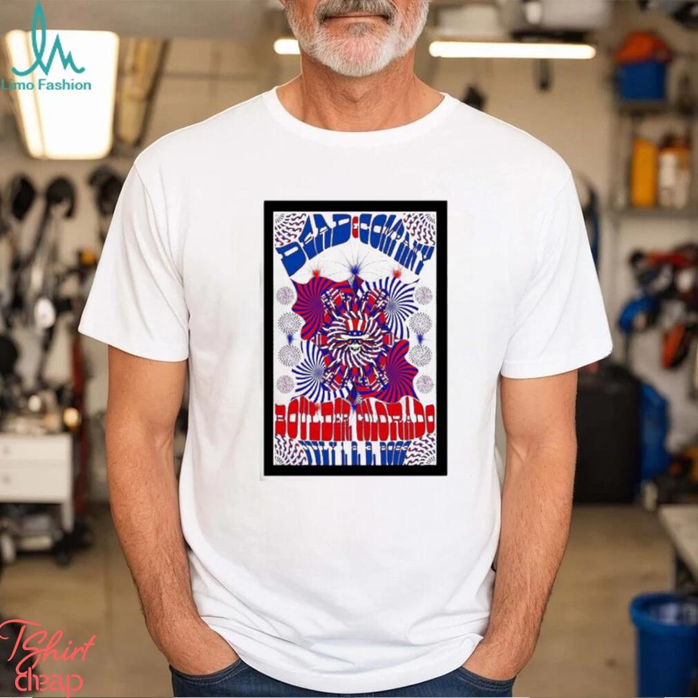 Dead & Company The Final Tour Summer 2023 Boulder CO Poster shirt Dead & Company The Final Tour Summer 2023 Boulder CO Poster shirt
