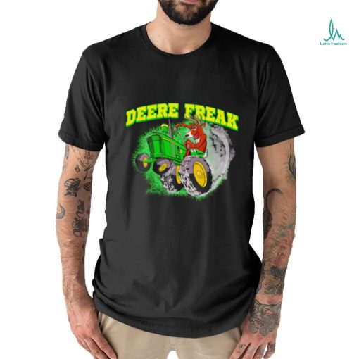 Deer riding tractor Deere freak shirt