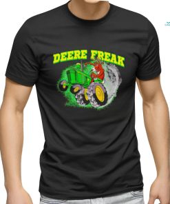 Deer riding tractor Deere freak shirt