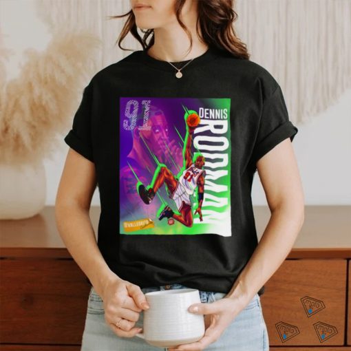 Dennis Rodman Graphic Art T Shirt