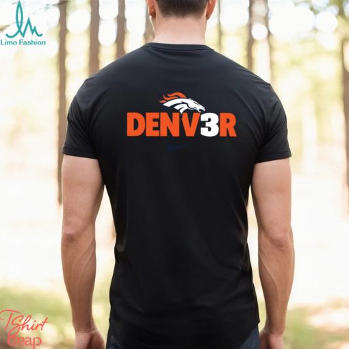 Denver Broncos American foolball logo shirt