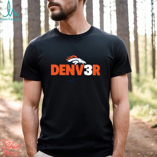Denver Broncos American foolball logo shirt