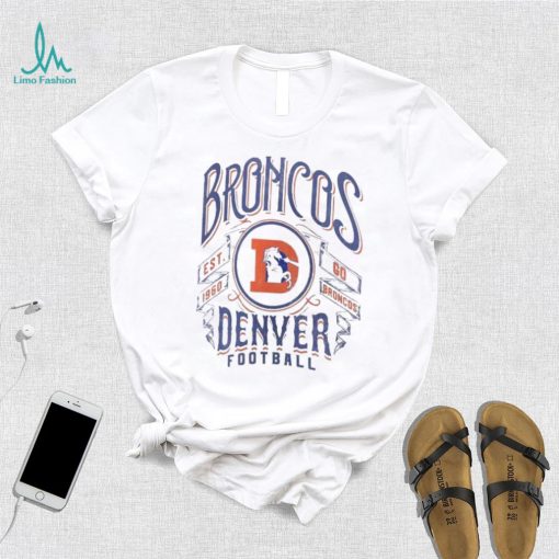 Denver Broncos NFL x Darius Rucker Vintage Football T Shirt