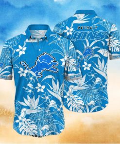 Detroit Lions NFL Flower Classic Hawaiian Shirt