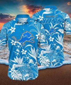 Detroit Lions NFL Flower Classic Hawaiian Shirt