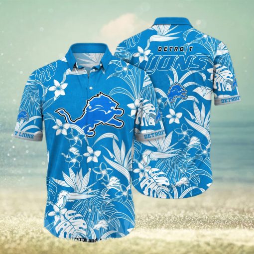 Detroit Lions NFL Flower Classic Hawaiian Shirt