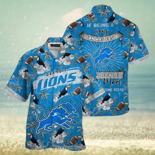 Detroit Lions NFL Hawaiian Shirt Being A Redskins Beach Shirt This For Summer Mom Lets Everyone Score