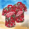 NHL Buffalo Sabres Hawaiian Shirt Pink Flamingo And Palm Leaves