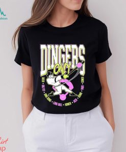 Dingers Only Tater Big Fly Ding Dong Longball Shirt