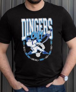 Dingers Only baseball shirt