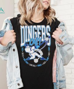 Dingers Only baseball shirt