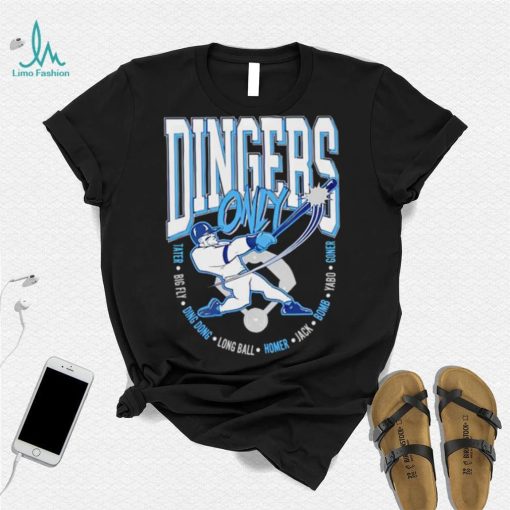 Dingers Only baseball shirt
