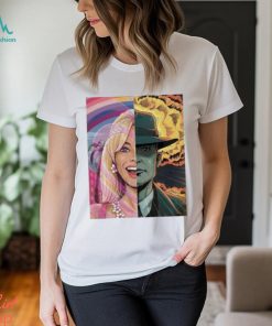 Discussingfilm Barbie Vs Oppenheimer Art By Jonattfieldart shirt