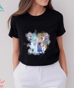 Disney Frozen Mickey Head Cute Charater Watercolor Shirt