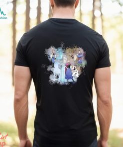 Disney Frozen Mickey Head Cute Charater Watercolor Shirt