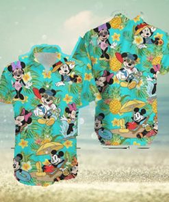 Disney Hawaiian Shirt Disney Mickey Mouse Hawaiian Pineapple Limited Edition Aloha Shirt Hawaiian Beach Short