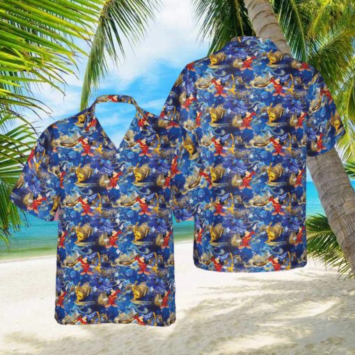 Disney Inspired Men s Button Down Hawaiian Shirt