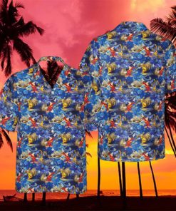 Disney Inspired Men s Button Down Hawaiian Shirt