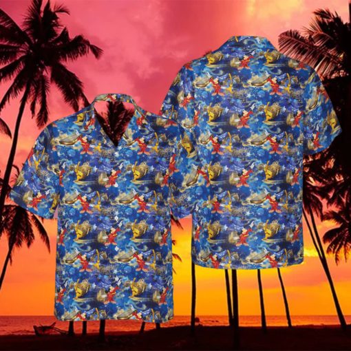 Disney Inspired Men s Button Down Hawaiian Shirt