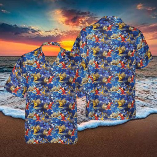 Disney Inspired Men s Button Down Hawaiian Shirt