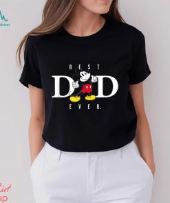 Disney Mickey Mouse Best Dad Ever Thumbs Up Father’s Day T Shirt