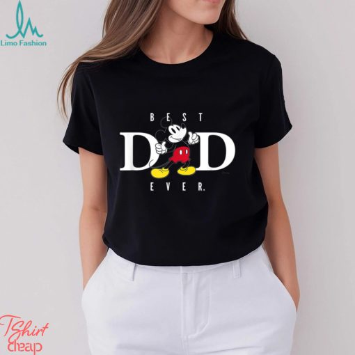 Disney Mickey Mouse Best Dad Ever Thumbs Up Father’s Day T Shirt