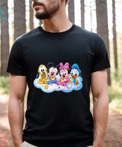 Disney Mickey Mouse Friends Figure Short Sleeve T Shirt Men Unisex