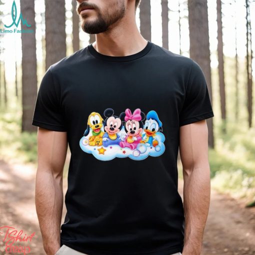 Disney Mickey Mouse Friends Figure Short Sleeve T Shirt Men Unisex