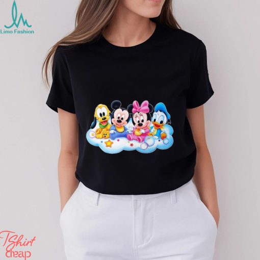 Disney Mickey Mouse Friends Figure Short Sleeve T Shirt Men Unisex