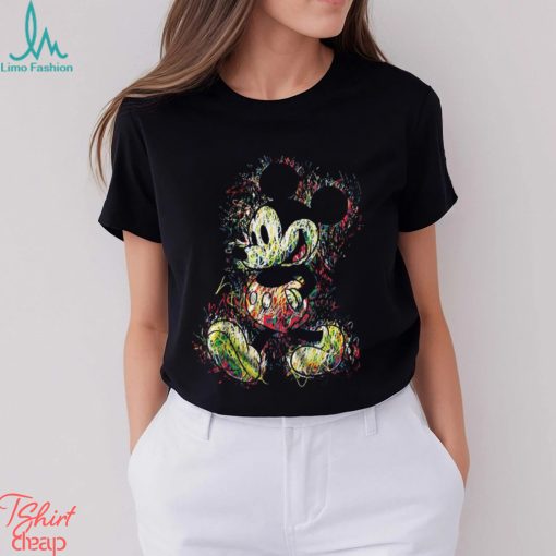 Disney Mickey Mouse Tropical Mint Green T Shirt