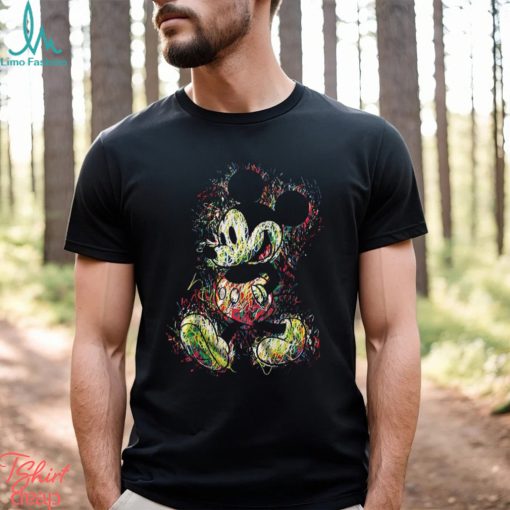 Disney Mickey Mouse Tropical Mint Green T Shirt