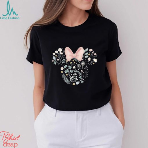 Disney Minnie Mouse Icon Spring Flowers T Shirt