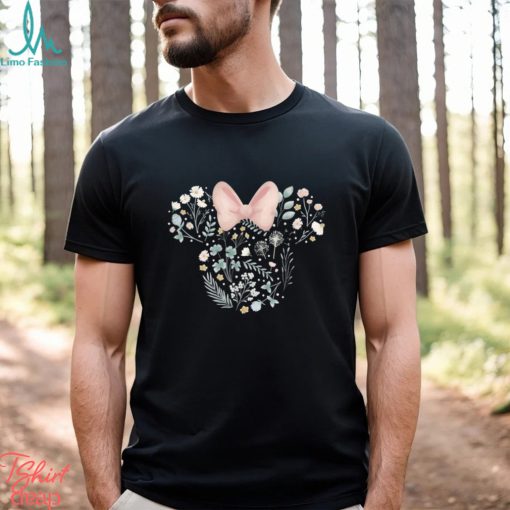 Disney Minnie Mouse Icon Spring Flowers T Shirt