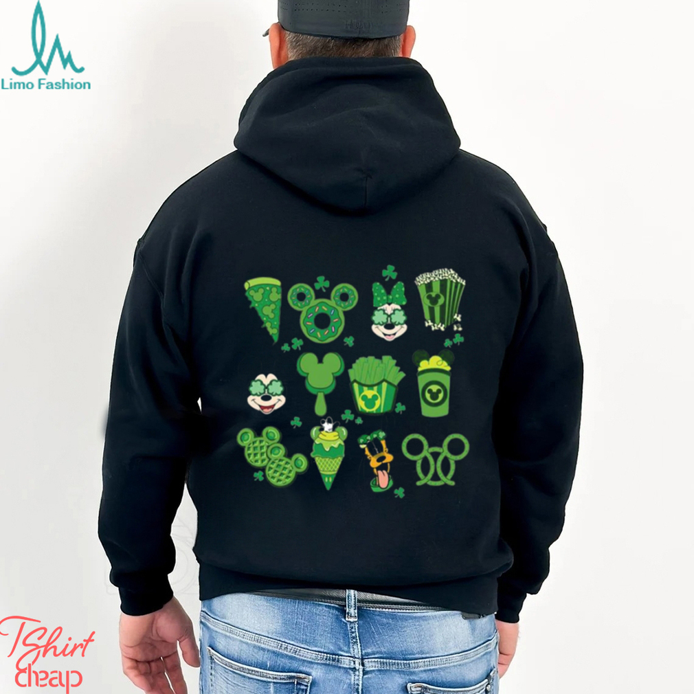 Disney Mouse and Friends Mens St Patricks Day T Shirts Disney Mouse and Friends Mens St Patricks Day T Shirts