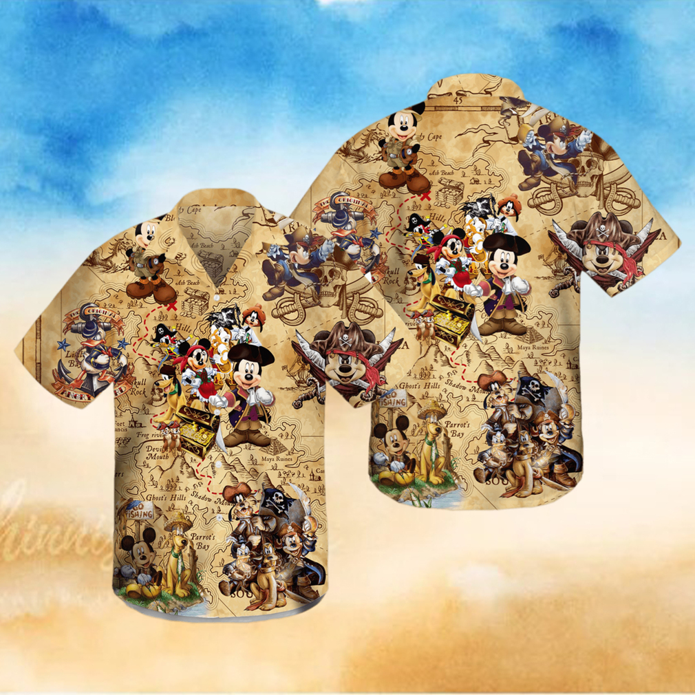 Disney Pirates Mickey Mouse Hawaiian Shirt - Limotees