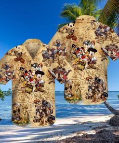 Disney Pirates Mickey Mouse Hawaiian Shirt