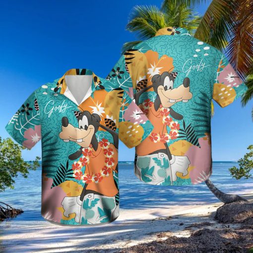 Disney goofy hawaiian shirt