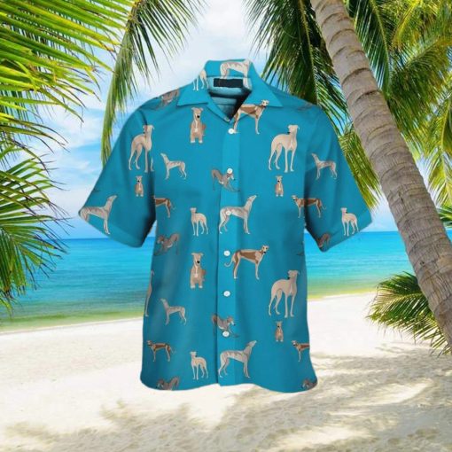 Dog Greyhound 3D Hawaiian Shirt