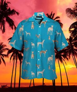 Dog Greyhound 3D Hawaiian Shirt