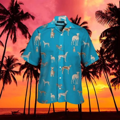 Dog Greyhound 3D Hawaiian Shirt