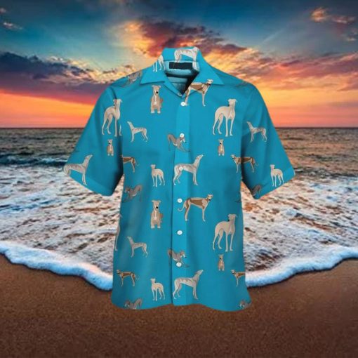 Dog Greyhound 3D Hawaiian Shirt