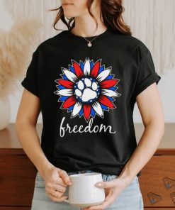 Dogshoe Inside Sunflower Independence Day Dog Classic T Shirt