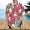 Chicago Bears NFL Hawaiian Shirt Floral Print American Flag Beach Shirt Short Style Summer