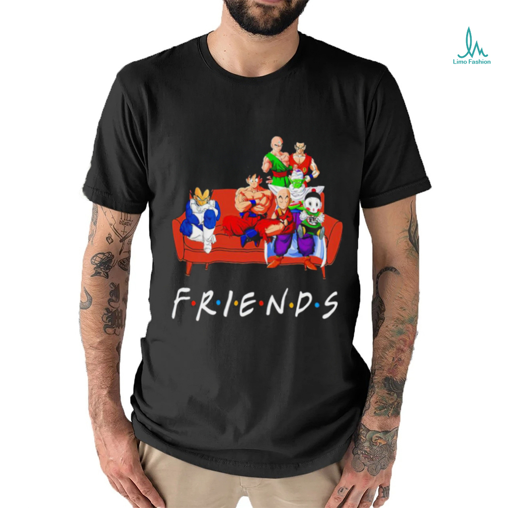 Dragon Ball characters on sofa Friends Anime shirt Dragon Ball characters on sofa Friends Anime shirt