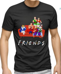 Dragon Ball characters on sofa Friends Anime shirt, hoodie, sweater, long sleeve and tank top Dragon Ball characters on sofa Friends Anime shirt